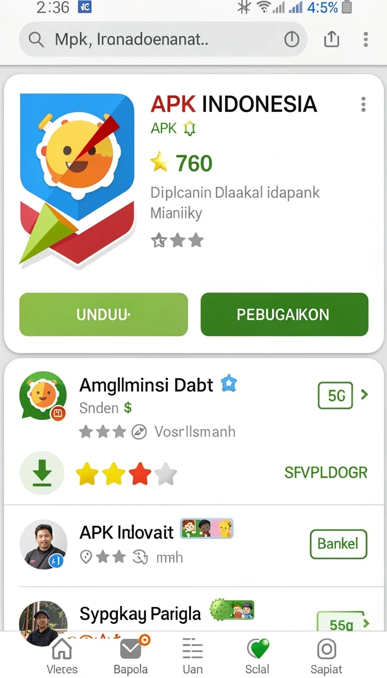 Contoh katalog aplikasi di 69cuan